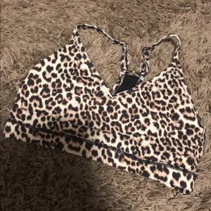 ZYIA leopard sports bra